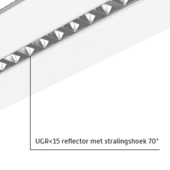 Panneaux LED UGR15 3CCT 30x120cm Philips CertaDrive 32W