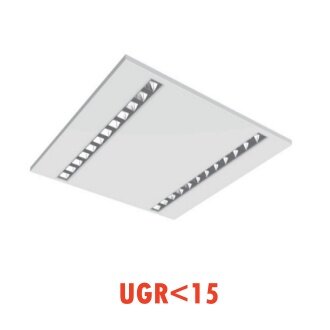 UGR15 3CCT LED panel 60x60cm Philips CertaDrive 32W