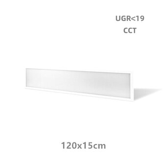 LED Panel Flat UGR19 3CCT 120x15cm Philips CertaDrive 24W