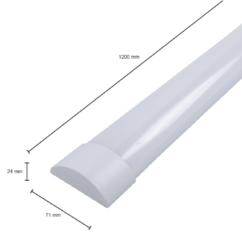 LED Batten CHARON 120CM 40W 120lm/W 4000k