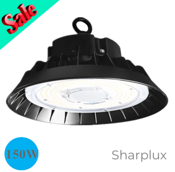 LED HIGH BAY LIGHT UFO Sharplux 150w 4000K/Neutraalwit Powered by Philips 150lm/w