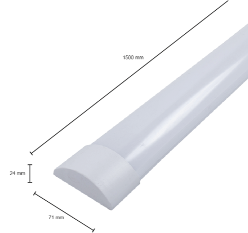 LED Batten CHARON 150CM 42W 120lm/W 4000k